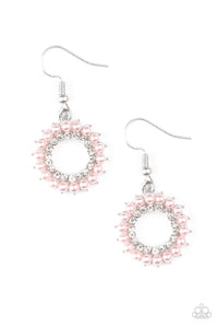 A Proper Lady - Pink Paparazzi Earrings