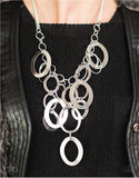 A Silver Spell - Blockbuster - Silver Paparazzi Necklace