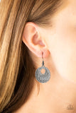 A Taste For Texture -  Black Paparazzi Earrings