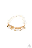 Adorningly Admirable - Gold Paparazzi Bracelet