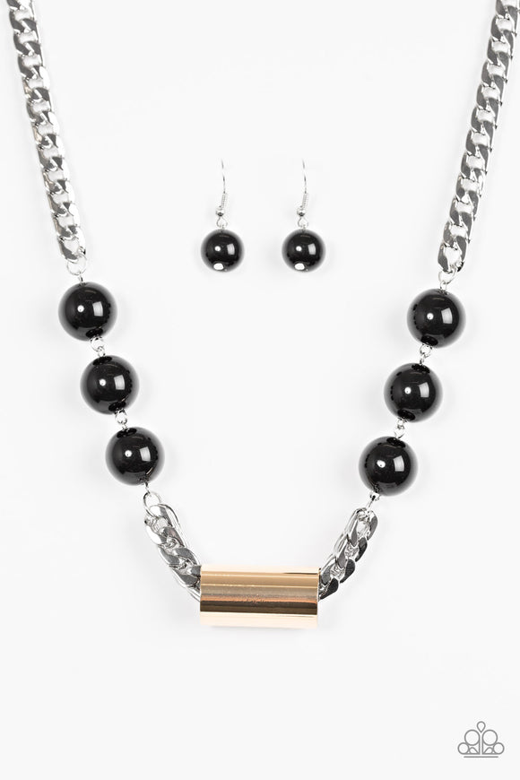 All About Attitude Multi - Black Paparazzi Necklace