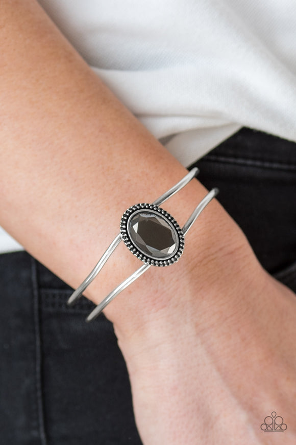 All Done Up - Silver Paparazzi Bracelet