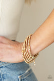 American All Star - Gold Paparazzi Bracelet