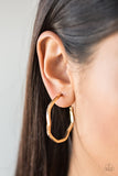 Another Day Another Slay - Gold Paparazzi Earrings