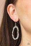 ARTIFACT Checker - Silver Paparazzi Earrings