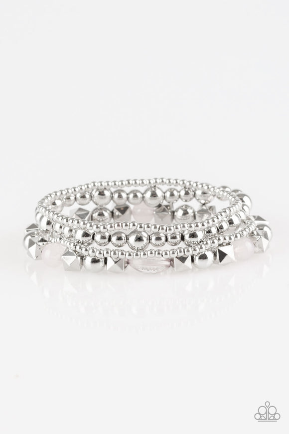 Babe-alicious - Silver Paparazzi Bracelet