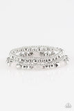 Babe-alicious - Silver Paparazzi Bracelet