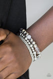 Babe-alicious - Silver Paparazzi Bracelet