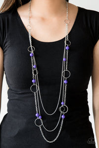 Beachside Babe - Purple Paparazzi Necklace