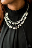 Beauty Shop Fashion Pearls - White Paparazzi Necklace