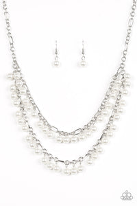 Beauty Shop Fashion Pearls - White Paparazzi Necklace