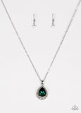 Because Im Queen - Green Paparazzi Necklace