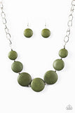 Bedrock Betty - Green Paparazzi Necklace