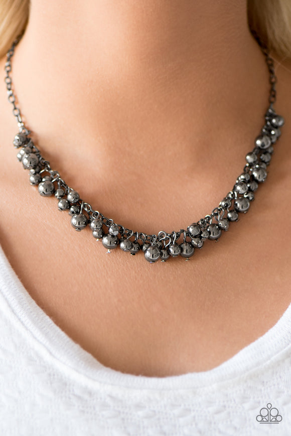 Belle Of The Ball - Gunmetal Paparazzi Necklace