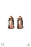 Bells Ringing - Copper Clip-on Paparazzi Earrings