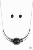 Cause a Steer - Black Paparazzi Necklace