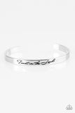 Blessed Is The One Who Trusts - Silver Paparazzi Bracelet