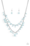 Blissfully Bridesmaid - Blue Paparazzi Necklace