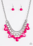 Brazilian Bay - Pink Paparazzi Necklace