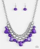 Brazilian Bay - Purple Paparazzi Necklace