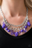 Brazilian Bay - Purple Paparazzi Necklace