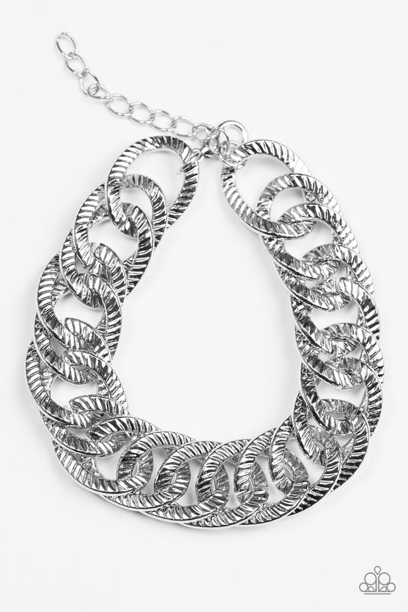 Bronx Bravado - Silver Paparazzi Bracelet