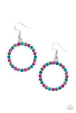 Bubblicious - Multi Paparazzi Earrings