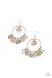 Cabana Charm - Silver Paparazzi Earrings