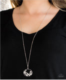 Call Me Cupid - Silver Paparazzi Necklace