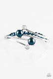 Can Only Go Upscale - Blue Paparazzi Bracelet