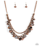 Cast Away Treasure  - Copper Paparazzi Necklace