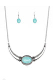 Cause a Steer - Blue Paparazzi Necklace