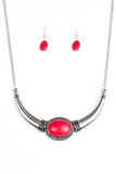 Cause a Steer - Red Paparazzi Necklace