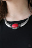 Cause a Steer - Red Paparazzi Necklace