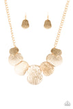 Cave The Day - Gold Paparazzi Necklace