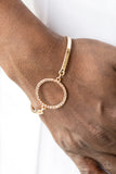 Center of Couture - Gold Paparazzi Bracelet