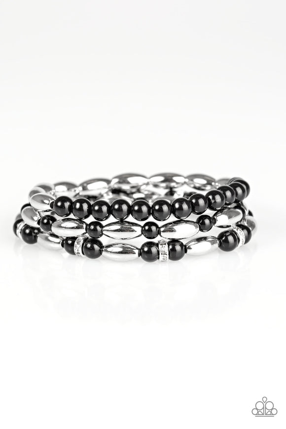 Chic Contender - Black Paparazzi Bracelet