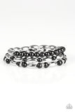 Chic Contender - Black Paparazzi Bracelet