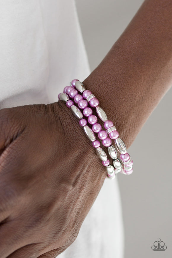 Chic Contender - Purple Paparazzi Bracelet