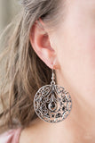 Choose To Sparkle - Black Paparazzi Earrings