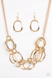 Circus Chic - Gold Paparazzi Necklace