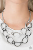 Circus Chic Multi - Gunmetal Paparazzi Necklace