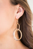 Circus Circuit - Gold Paparazzi Earrings