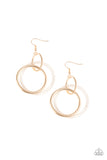 Circus Circuit - Gold Paparazzi Earrings