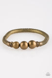 City Campus - Brass Paparazzi Bracelet