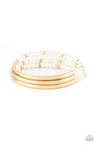 City Pretty - Gold Paparazzi Bracelet