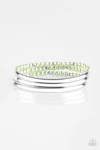 City Pretty - Green Paparazzi Bracelet