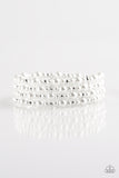 Classic Confidence - White Paparazzi Bracelet