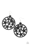 Cosmic Paradise - Black Paparazzi Earrings