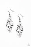 Cosmically Chic - Black Bling Paparazzi Earrings